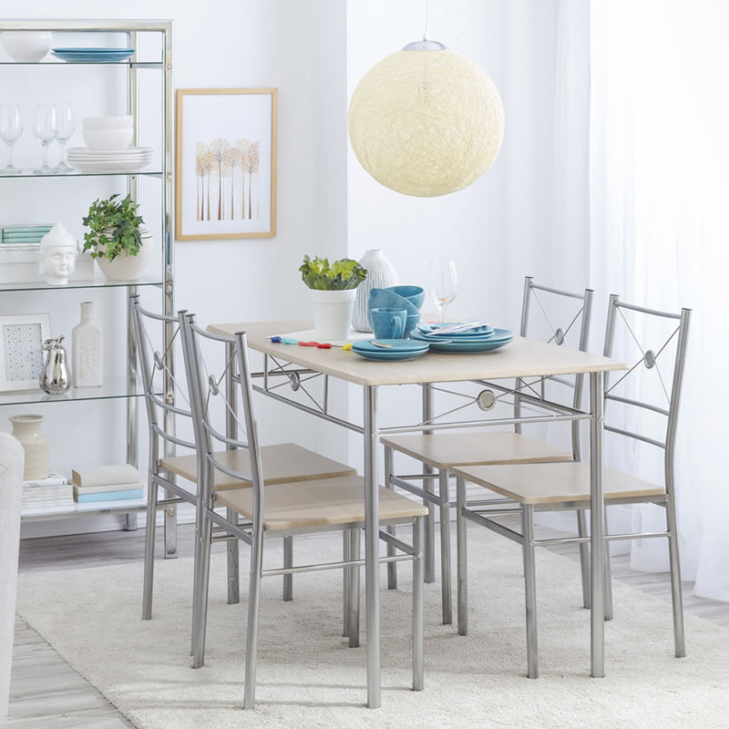 Conjunto de Mesa para Jantar Brasilia Just Home Collection Conjunto de Mesa para Jantar Brasilia Just Home Collection